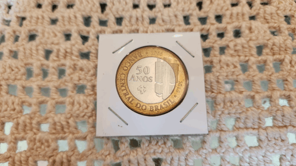 1 real - 50 anos do Banco Central do Brasil
