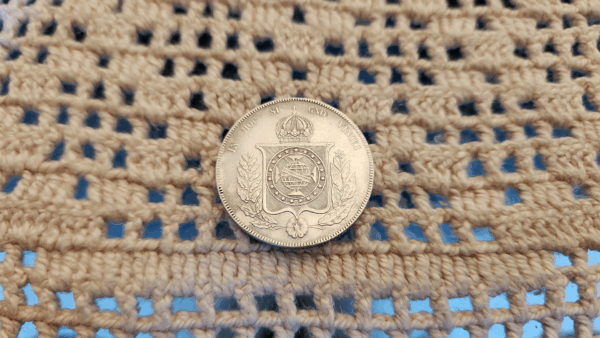1.000 Réis - Prata (1861) - Imagem 2